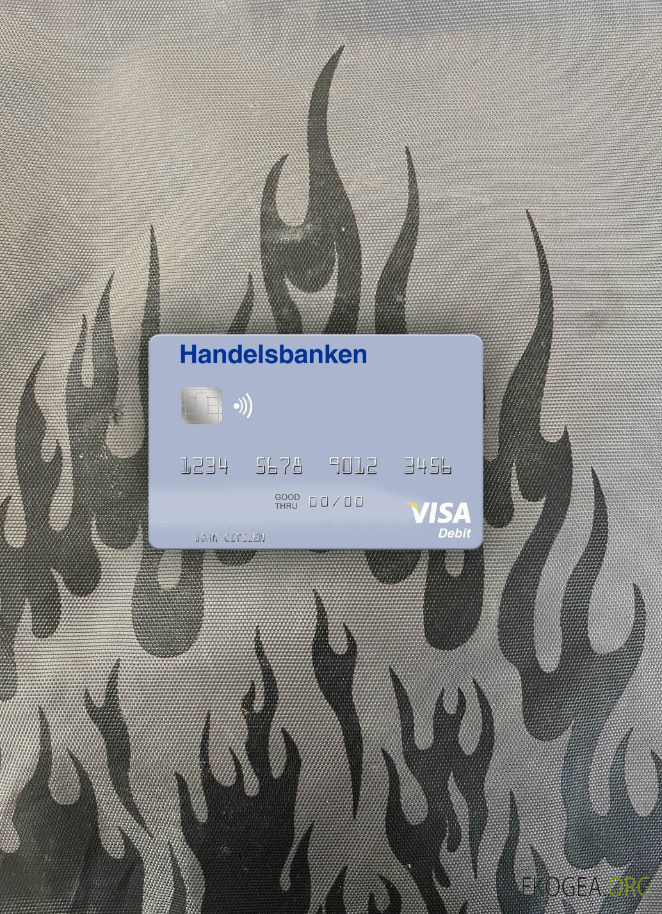 La Norvège Handelsbanken visa carte de débit photolook ,